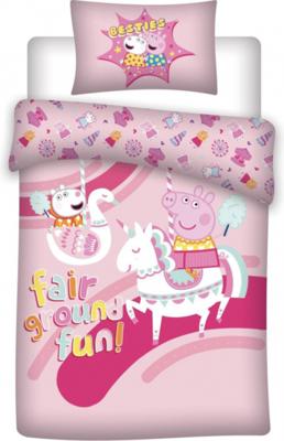 Peppa Pig Dekbedovertrek Fair Ground Fun 140 x 200 cm katoen Peppa Pig Dekbedovertrek Fair Ground Fun 140 x 200 cm katoen