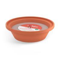 Bolsius vlamschaal terracotta | 3 stuks - thumbnail