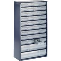 raaco Ladekast (l x b x h) 150 x 306 x 552 mm Aantal vakken: 40 Variabele onderverdeling Inhoud 1 stuk(s) - thumbnail