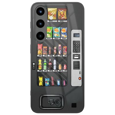Samsung Galaxy S25 glazen hardcase - Snoepautomaat Samsung Galaxy S25 glazen hardcase - Snoepautomaat