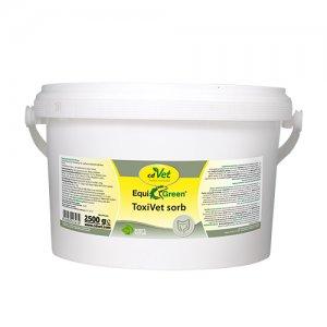 cdVet EquiGreen ToxiVet sorb voedingssupplement voor paarden 2500 g (2,5 kg) - 100% natuurlijke darmgezondheid met prebiotische gist, 2500 g, 343