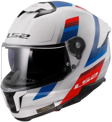 LS2 integraalhelm "ff808 stream ii vintage" helmet ff808 stream i vintage ws/bl/rt gr. s
