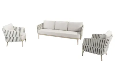 Taste by 4SO Eva lounge set 3 zits bank met 2 lounge stoelen latta Taste by 4SO Eva lounge set 3 zits bank met 2 lounge stoelen latta