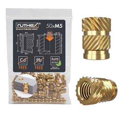 ruthex Schroefdraadinzet RX-M5x9.5 GE-M5x95-001 ruthex Schroefdraadinzet RX-M5x9.5 GE-M5x95-001