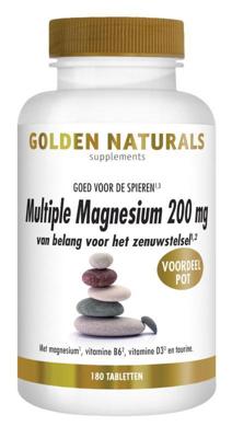 Golden Naturals Multiple Magnesium 200mg Tabletten