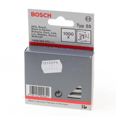 Bosch Accessoires Niet met smalle rug type 55 6 x 1,08 x 16 mm 1000st - 1609200372 Bosch Accessoires Niet met smalle rug type 55 6 x 1,08 x 16 mm 1000st - 1609200372