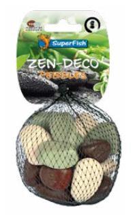 Superfish Zen Pebble Small Mix 300gr - Harmonieuze Aquarium Steentjes
