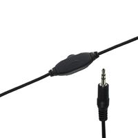 Esperanza EH145K hoofdtelefoon/headset Hoofdtelefoons Bedraad Hoofdband Muziek Zwart - thumbnail