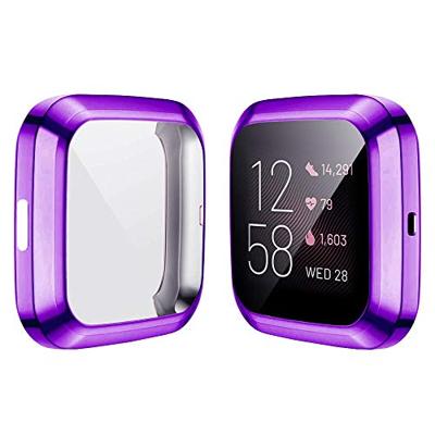 Fitbit Versa 2 Soft TPU case (volledig beschermd) - Paars Fitbit Versa 2 Soft TPU case (volledig beschermd) - Paars