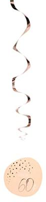 Swirls Elegant Blush 60 Jaar (5st)