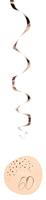 Swirls Elegant Blush 60 Jaar (5st) - thumbnail