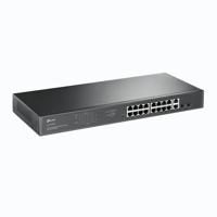 TP-Link TL-SG1218MP netwerk-switch Unmanaged Gigabit Ethernet (10/100/1000) Power over Ethernet (PoE) 1U Zwart - thumbnail