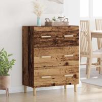 Dressoir Oud hout 34 x 69,5 x 90 cm Bewerkt hout - thumbnail