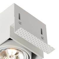 QAZQA Inbouwspot wit GU10 AR70 trimless - Oneon - thumbnail