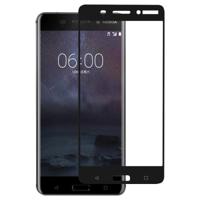 Volledige lijm volledige cover Screen Protector gehard glas film voor Nokia 6 - thumbnail