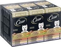 Cesar Cuisine in saus multipack natvoer hond alukuipjes (150 g) 1 verpakking (24 x 150 g) - thumbnail