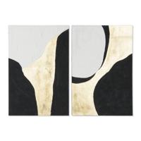 Schilderij Home ESPRIT Abstract Stads 60 x 3 x 90 cm (2 Stuks) - thumbnail