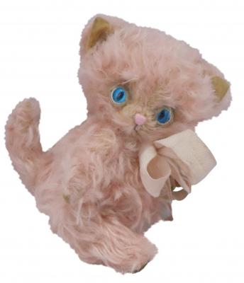 Clemens knuffelkat Daiki junior 17 cm pluche zalmroze Clemens knuffelkat Daiki junior 17 cm pluche zalmroze