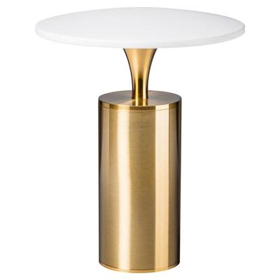 ETH Design tafellampjeJazz goud met wit - 05-TL3235-3112