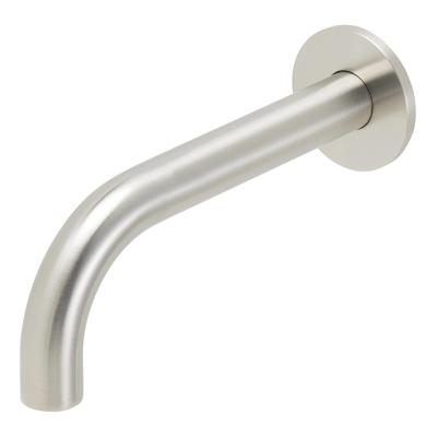 Inbouw-baduitloop rond 20cm 1/2" geb.staal