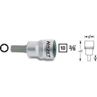 HAZET Dopsleutelbit 8801K-8 · 3/8 inch (10 mm) vierkant hol · Binnen-zeskant-profiel · SW 8 mm - thumbnail
