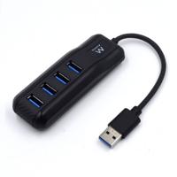 Hub USB 4 Poorten Ewent EW1138 Zwart - thumbnail