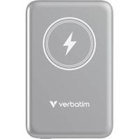 Verbatim Charge n Go Magnetic Wireless Powerbank 10000 mAh Fast Charge, Quick Charge 3.0, USB PD 3.0, Adaptive Fast Charge LiPo USB-C Grijs - thumbnail