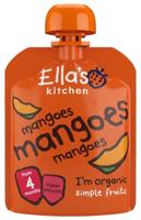 Ella's Kitchen Ella's Kitchen Mango Knijpzakje 4+ Maanden Bio (70g) - thumbnail