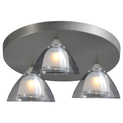 Masterlight PlafondlampCaterina LED Disk 3-lichts metaalgrijs - 5226-37-06-35-3-DW
