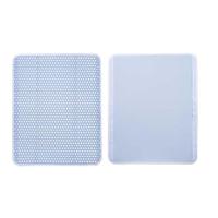 Mat voor kattenbak Mascow Blauw 50 x 40 x 1,5 cm (12 Stuks) - thumbnail