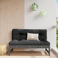 Middenbank 120x80 cm massief grenenhout grijs - thumbnail