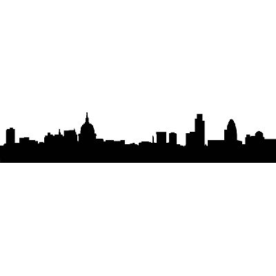 Skyline Londen - Muursticker