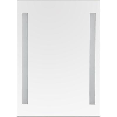 LED Badkamerspiegel - Trion Anil - Rechthoek - IP44 - Touch Schakelaar - 18W - Aanpasbare Kleur - Spiegelglas