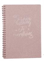 I Total notitieblok A4 glitter meisjes papier roze - thumbnail