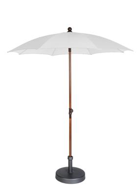 Stokparasol Olivia 200/8/33/36 wood white Max&Luuk - Max luuk