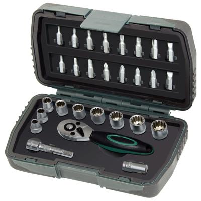 Brüder Mannesmann M29185 Dopsleutelset 28-delig