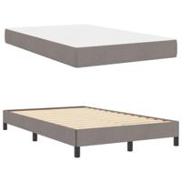 Boxspring bed Anders Taupe 120 x 190 cm Stof - thumbnail
