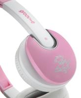 Groov-e GV590PW Kidz On-Ear DJ-stijl hoofdtelefoon met verstelbare hoofdband, zachte oorkussens, 3,5 mm hoofdtelefoonaansluiting - roze - thumbnail