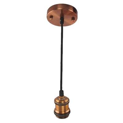 Industriële LED Hanglamp Rond Mat Koper Aluminium E27
