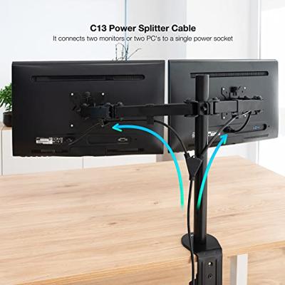 Voedingskabel NANOCABLE 10.22.0100 Zwart 1,8 m