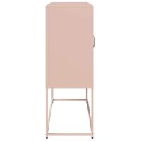 Dressoir 100,5x39x107 cm koudgewalst staal roze - thumbnail