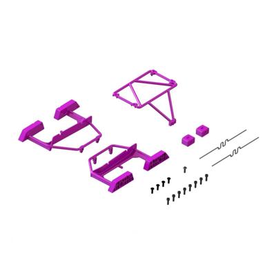 Arrma - Desert truck body roll cage set (purple) for grom (ARA-1568)