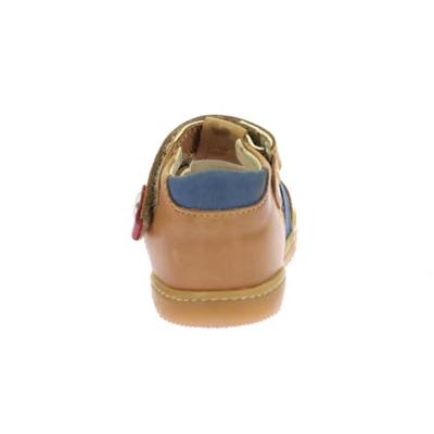 Baby lederen sandalen Bipod KICKERS® kameel Baby lederen sandalen Bipod KICKERS® kameel