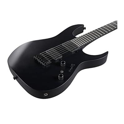 Ibanez Iron Label RGRTB621 Black Flat elektrische gitaar