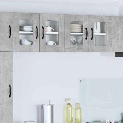 Keukenkast aan de muur Beton Grijs 60 x 31 x 40 cm Bewerkt hout Keukenkast aan de muur Beton Grijs 60 x 31 x 40 cm Bewerkt hout