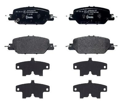 Remblokkenset, schijfrem P28097