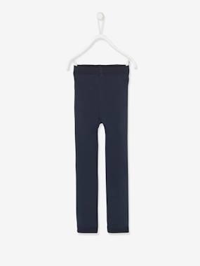 Fleece-legging voor meisjes blauw