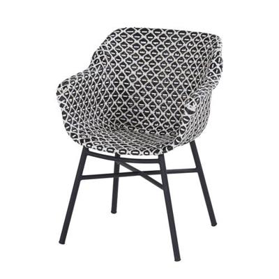 Hartman Tuinstoel 'Delphine' kleur Zwart Hartman Tuinstoel 'Delphine' kleur Zwart