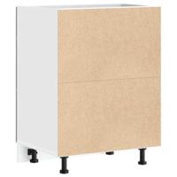 Keuken onderkast Lyon bewerkt hout betongrijs - thumbnail