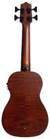 Kala U-Bass Exotic Mahogany linkshandige elektrisch-akoestische bas ukelele met gigbag - thumbnail